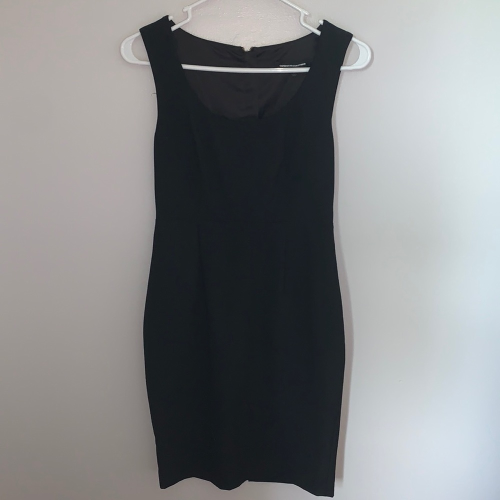 Express black business pencil skirt dress